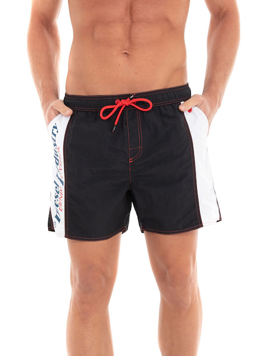 Caybay Costume De Baie Bărbați Pantaloni Scurți Negri Cu Dungi