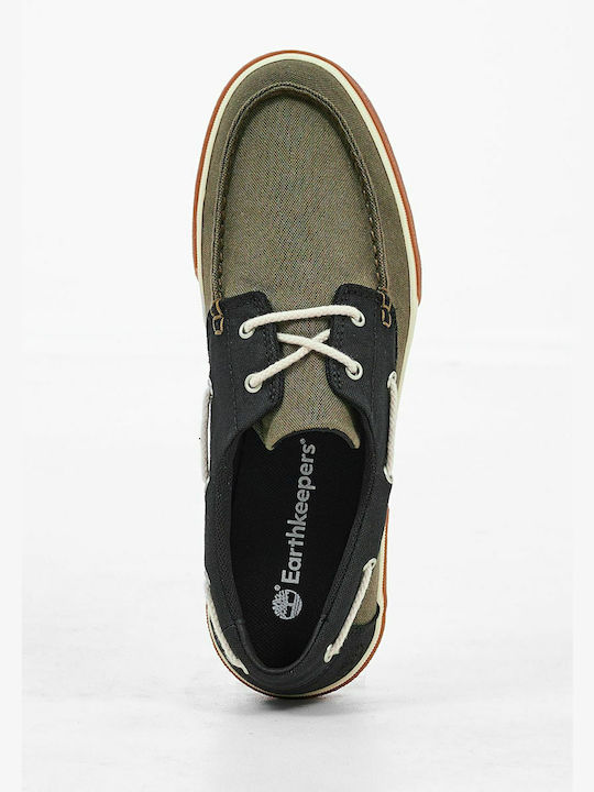 Ανδρικά Boat Shoes σε Πράσινο Χρώμα