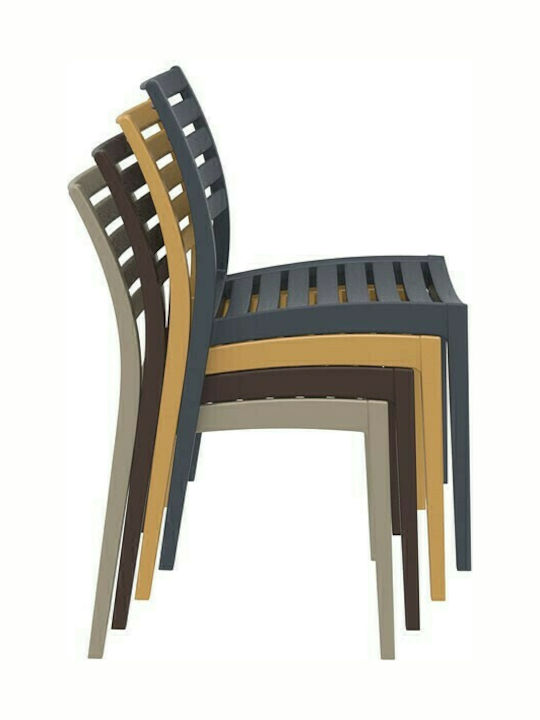 Outdoor-Stuhl Polypropylen Ares Black 48x58x82εκ.
