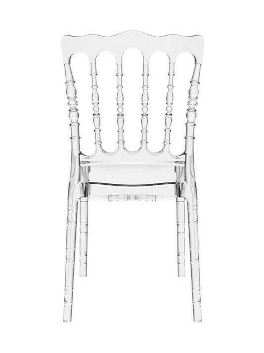 Catering-Stuhl Polypropylen Opera Clear Transparent 061 4Stück 45x52x92εκ.
