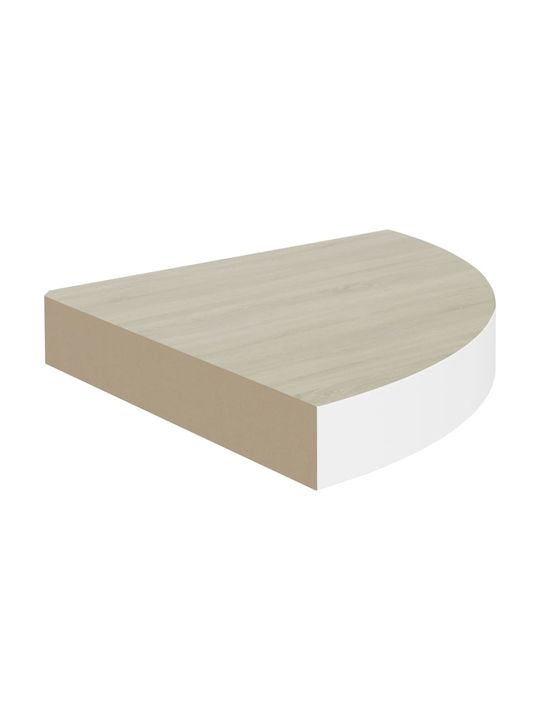 Eckregale Wand Oak / White 2Stück 35x35x3.8cm