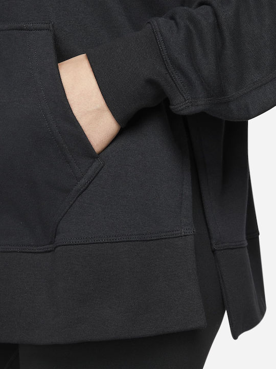 Dri-Fit Get Fit Damen Sweatshirtjacke Kapuzen Schwarz