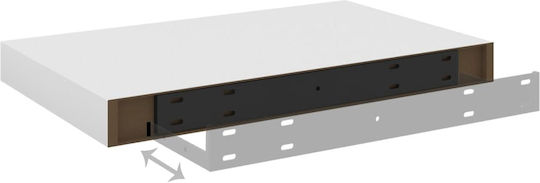 Ράφια Λευκό / Δρυς (4τμχ) 40x23x3.8εκ.