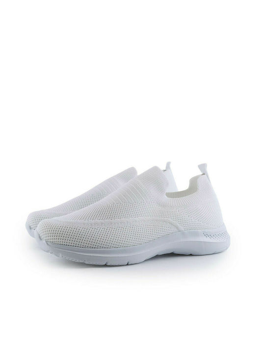 Mondo Încălțăminte Sport pentru Copii talpa joasa Slip-on Albe