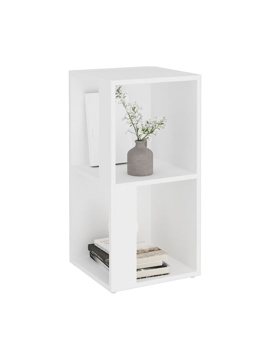 Corner White Bookcase 33x33x67cm