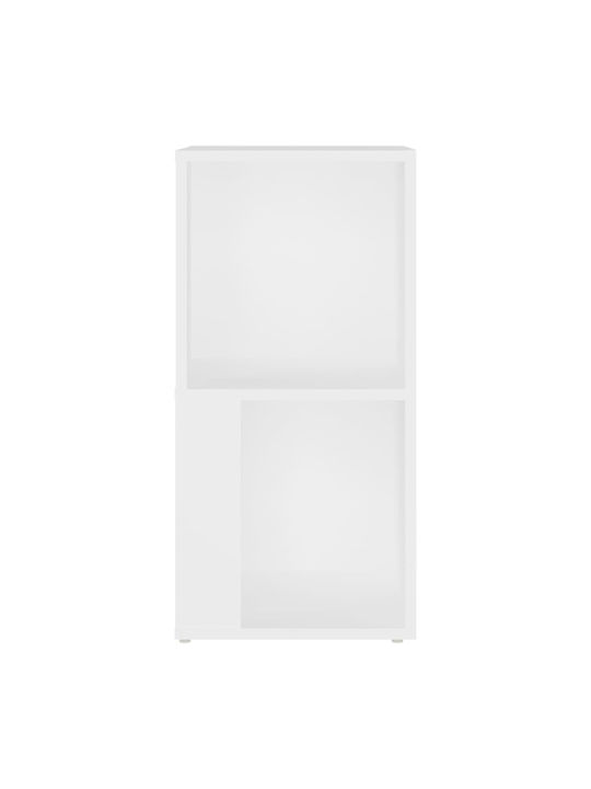 Corner White Bookcase 33x33x67cm