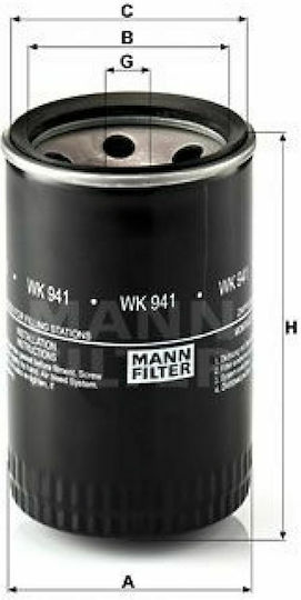 Mann Filter Филтър за масло за автомобил за Човек