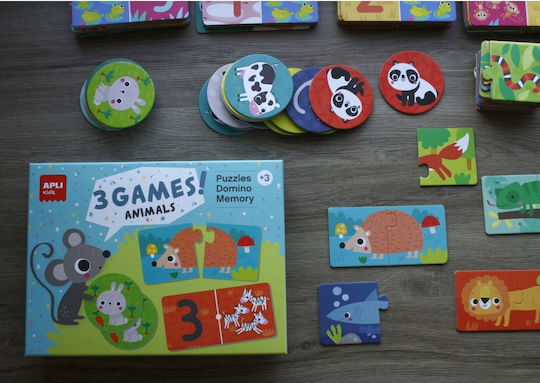 Настолна игра Animals 3+ години (EN) Apli Kids