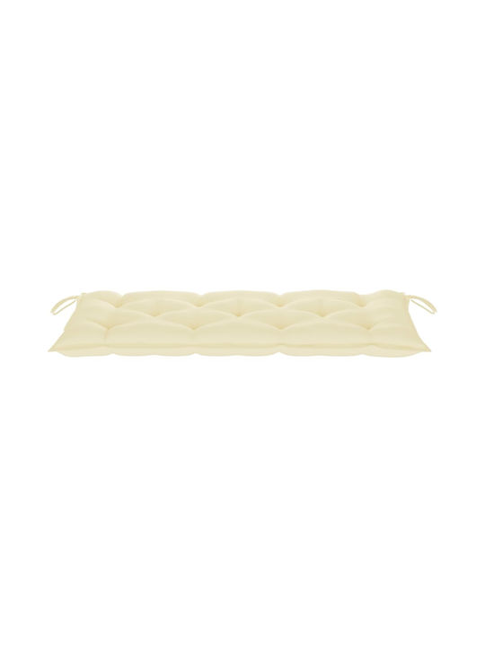 Bench Outdoor Bamboo with Pillows 118x38x45cm