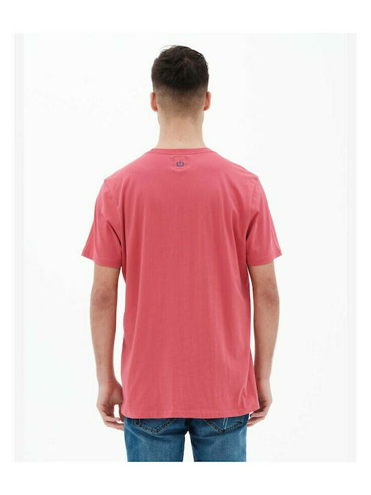 Emerson Ανδρικό T-shirt Apple Red με Λογότυπο