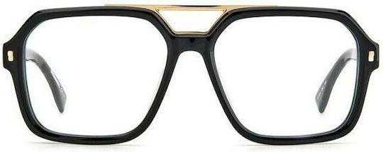 Dsquared2 Eyeglass Frame Black D2 0035 2M2