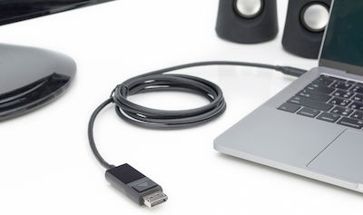 Digitus USB 2.0 Kabel USB-C männlich - DisplayPort Schwarz 2m (AK-300333-020-S)