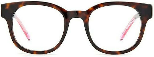 Missoni Damen Acetat Bräunlicher Schildpatt Brillengestelle MMI 0099 086