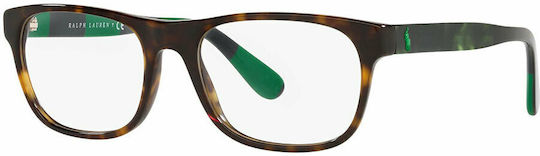 Ralph Lauren Plastic Eyeglass Frame Brown Tortoise PH2240 5003