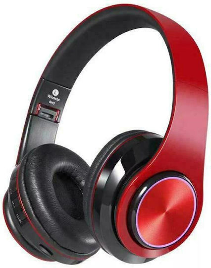 B39 Wireless / Wired On Ear Headphones Red