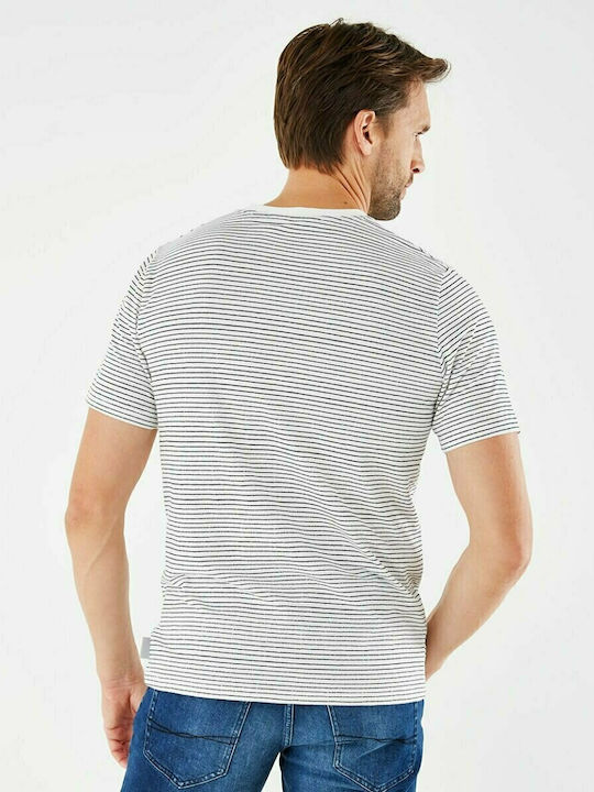 Mexx Herren T-Shirt Kurzarm Weiß