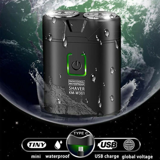 Kemei KM-W301 Electric Shaver Face / Body Rechargeable