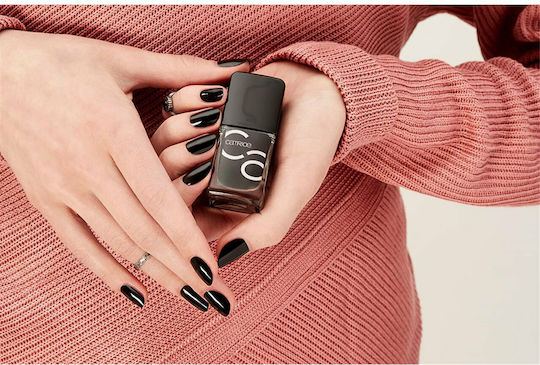 Catrice Cosmetics ICONails Gel Lacquer Лак за Нокти Черен 10мл