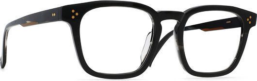 Raen Kovack Acetate Prescription Eyeglass Frame Black Cassis