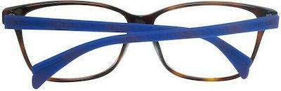 Just Cavalli Plastic Eyeglass Frame Brown Tortoise JC0686F 052