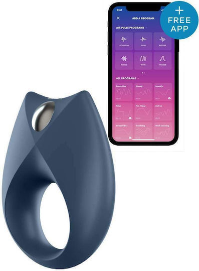 Satisfyer Royal One Δονούμενο Δαχτυλίδι Πέους Μπλε
