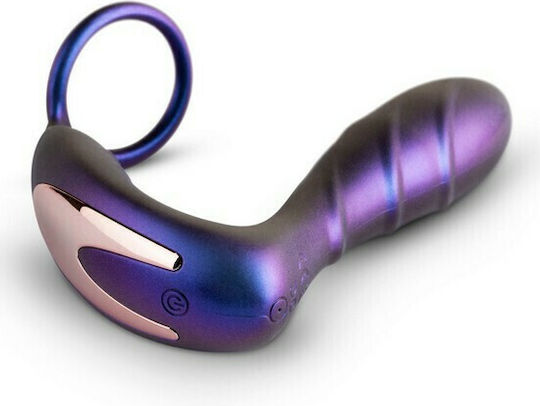 BigBuy Black Hole Vibrating Cock Ring Schwanz mit Analplug Lila