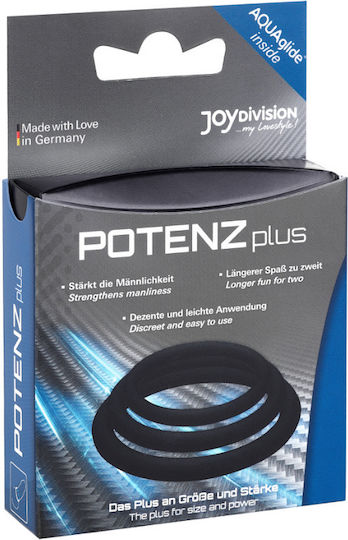 JoyDivision POTENZplus Set of 3 (S, M, L) Black