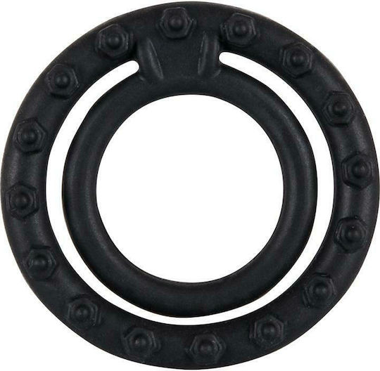 You2Toys Steely Clitoral Mass Silicone Ring 3.7cm Black