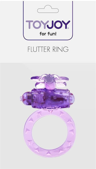 ToyJoy Flutter Vibrating Ring Vibrating Cock Ring Cock Violet