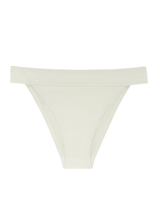Novella Bikini Brasilien Hohe Taille Weiß