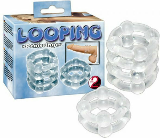 You2Toys Looping Penis Rings Ring Cock Transparent 2pcs 05148290000