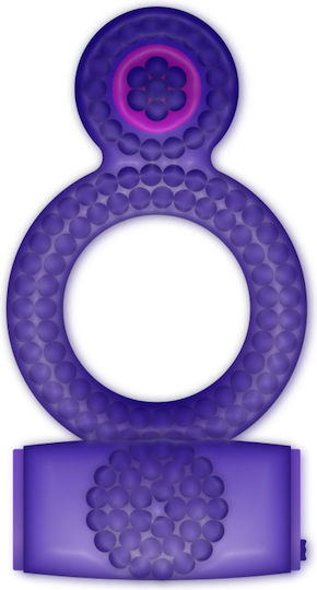 Love Casual Ring Vibrating Double Pleasure Purple