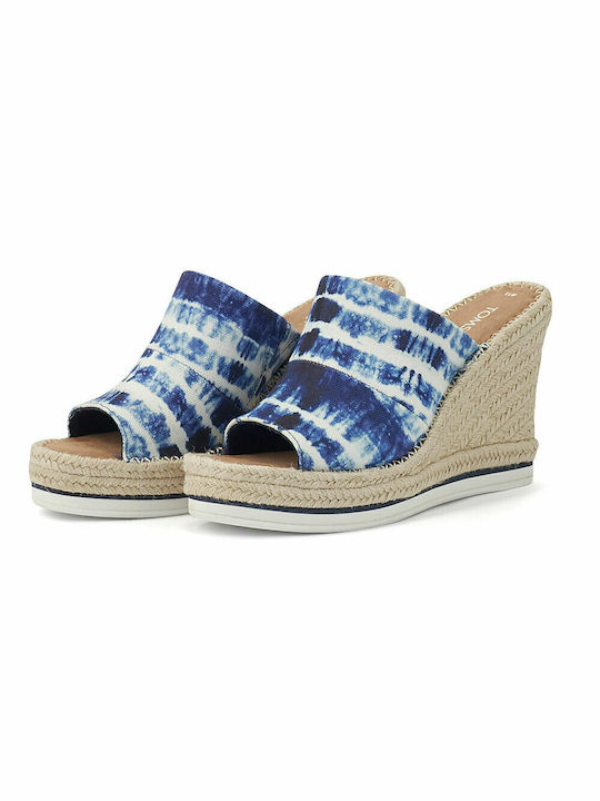 Damenplattformen Marineblau