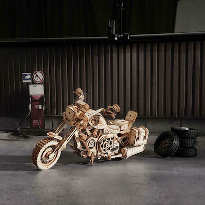 Robotime Wooden Construction Toy Cruiser Motorcycle