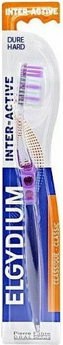 Elgydium Interactive Manual Toothbrush Hard Purple 1pcs