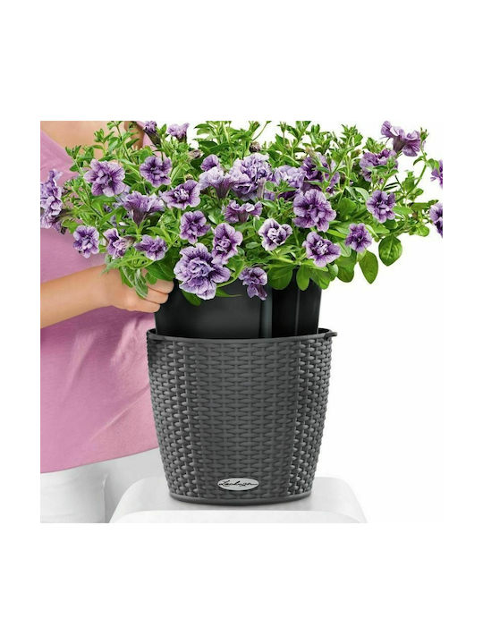 Lechuza Nido Cottage Ø Self-watering Pot Plastic 27x27x23cm.