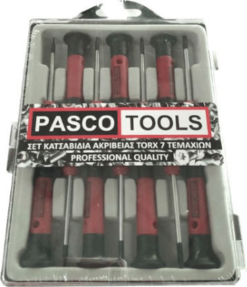 Pasco Set 7 Precision Screwdrivers