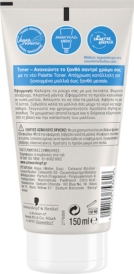 Palette Hair Toner Toner Farbe Lotion Blond Chantre 150ml