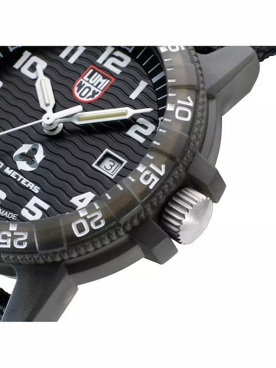 Luminox Мъжки Часовник 44мм На Батерия С Черна Текстилна Каишка