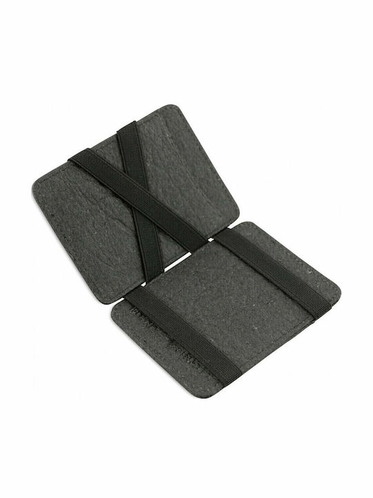 Vegan Magic Wallet Herren Geldbörse Karten mit RFID Gray