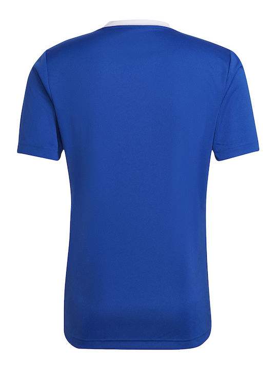 Adidas Entrada 22 Ανδρικό T-shirt Μπλε Μονόχρωμο
