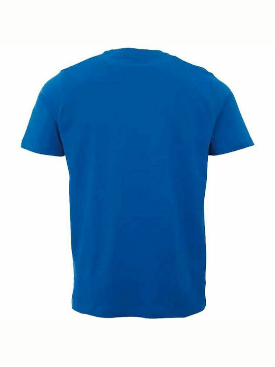 Kappa T-shirt Bărbătesc cu Mânecă Scurtă Albastru