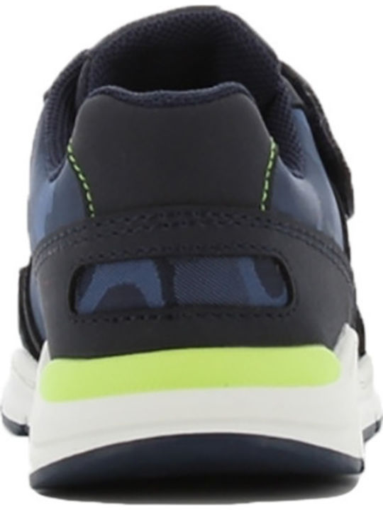 Παιδικά Sneakers με Σκρατς Navy Μπλε