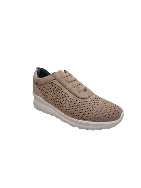 Antrin 160 Damen Anatomisch Sneakers Beige