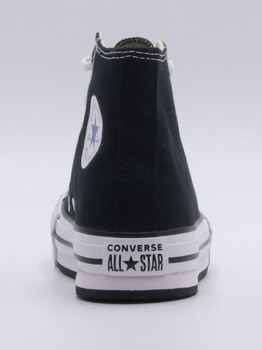 Chuck Taylor All Star Παιδικά Sneakers High Μαύρα