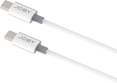 Joby USB 2.0 Cable USB-C male - USB-C male 60W White 2m (JB01820-BWW)