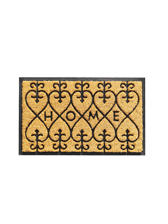 San Lorentzo Coconut Fiber with Non-Slip Underside Doormat Coco Καφέ 45x75εκ.