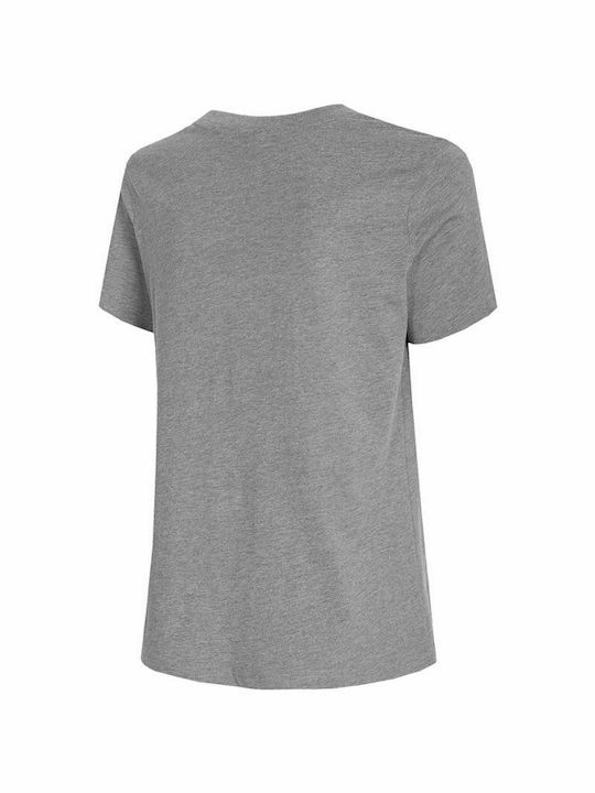 4F Damen Sportlich T-shirt Gray