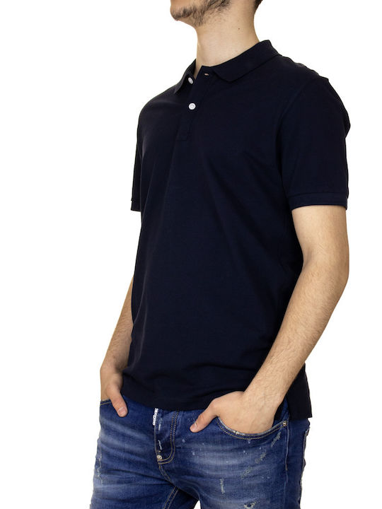 Teone Polo T-shirt Navy Μπλε