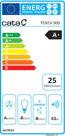 Cata TENTA 90 GWH Absaugmechanismus 90cm Weiß